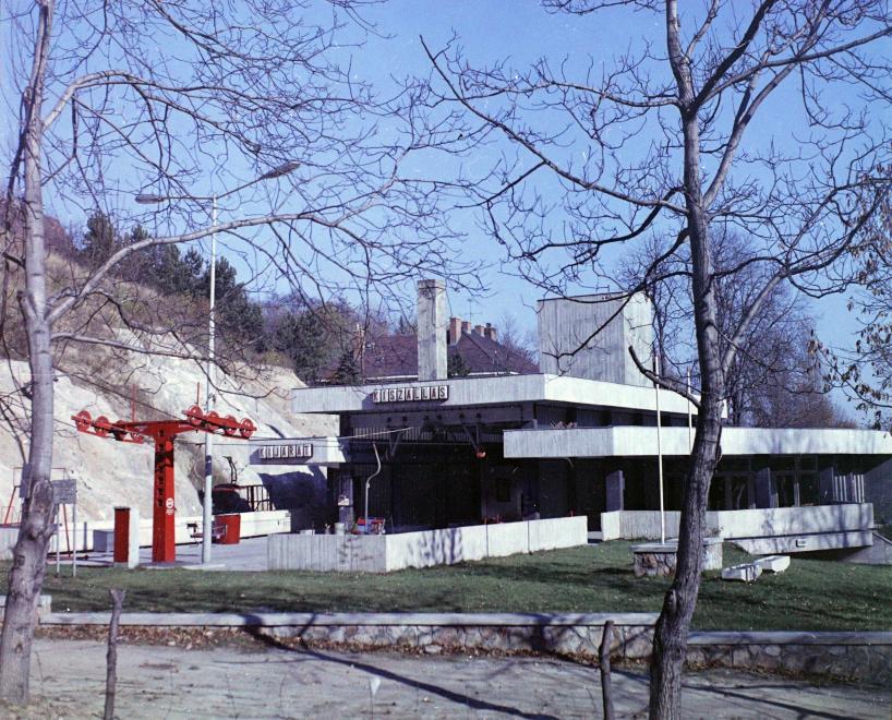 Az alsó állomás 1971 körül.