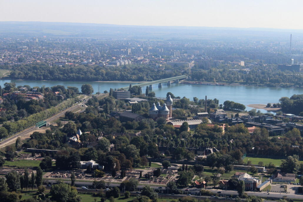 Kilátás az Óbudai Gázgyár és az újpesti vasúti híd felé (Kép: budapest77.hu)